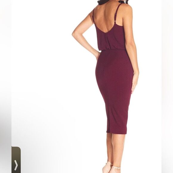 DRESS THE POPULATION Womens Size Large Alondra Dress - Picture 4 of 13